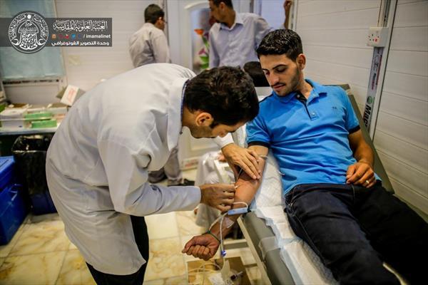  The Clinic of the Holy Shrine of Imam Ali's Blood Donation Campaign in Ramadan 